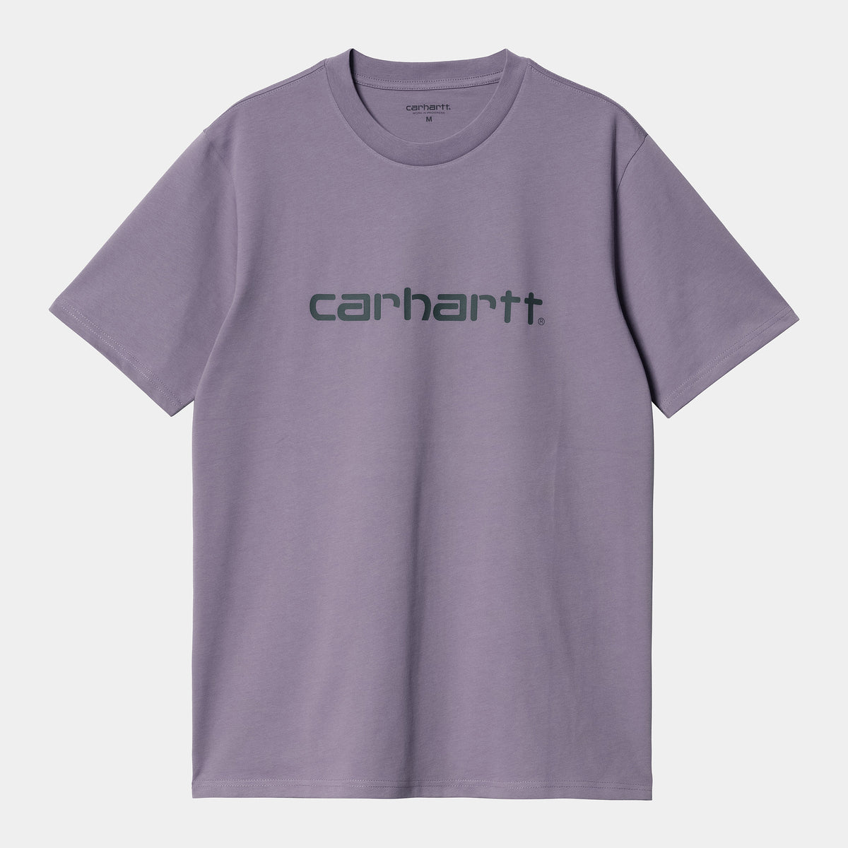 Carhartt WIP Script T-Shirt - Glassy Purple / Discovery Green