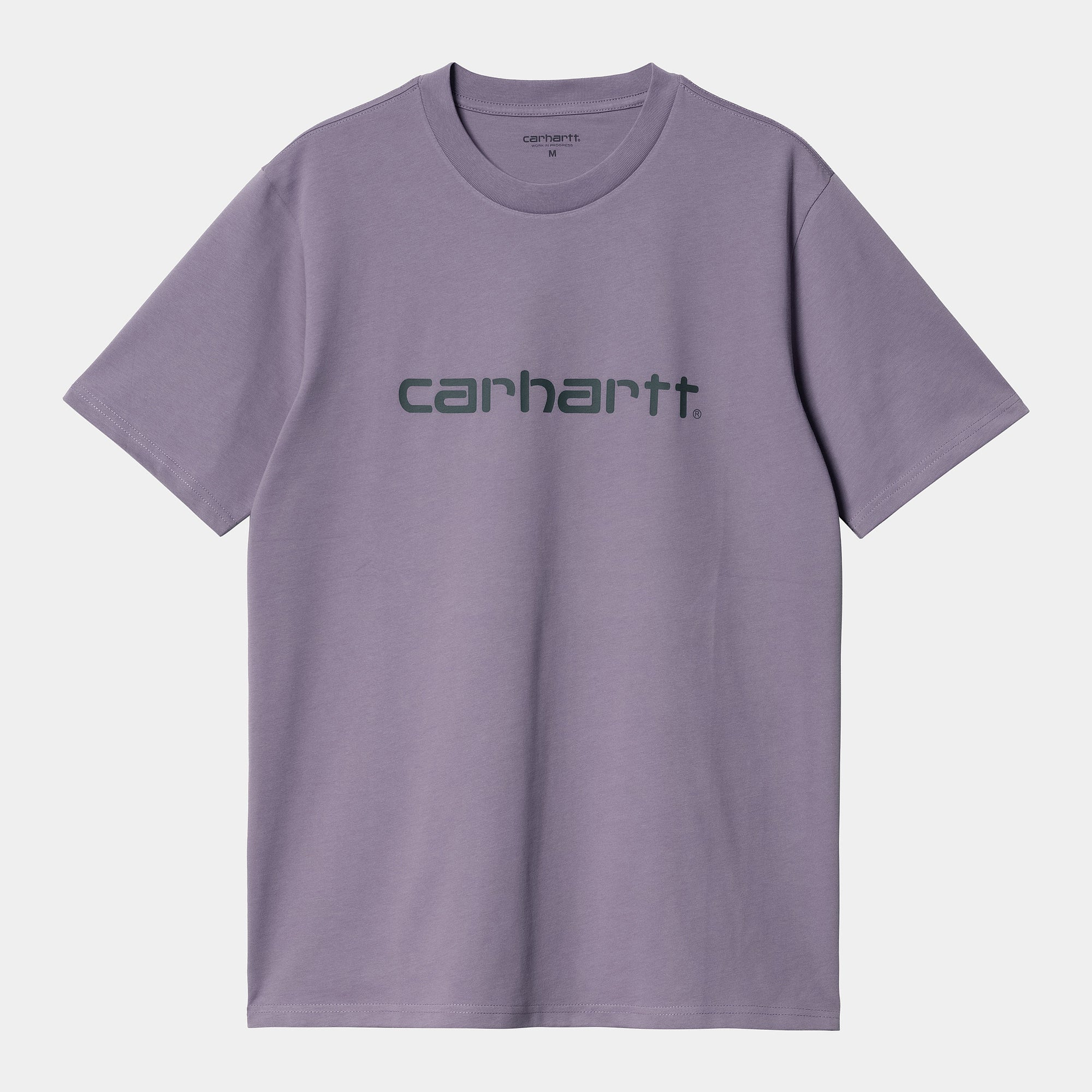 Carhartt WIP Script T-Shirt - Glassy Purple / Discovery Green