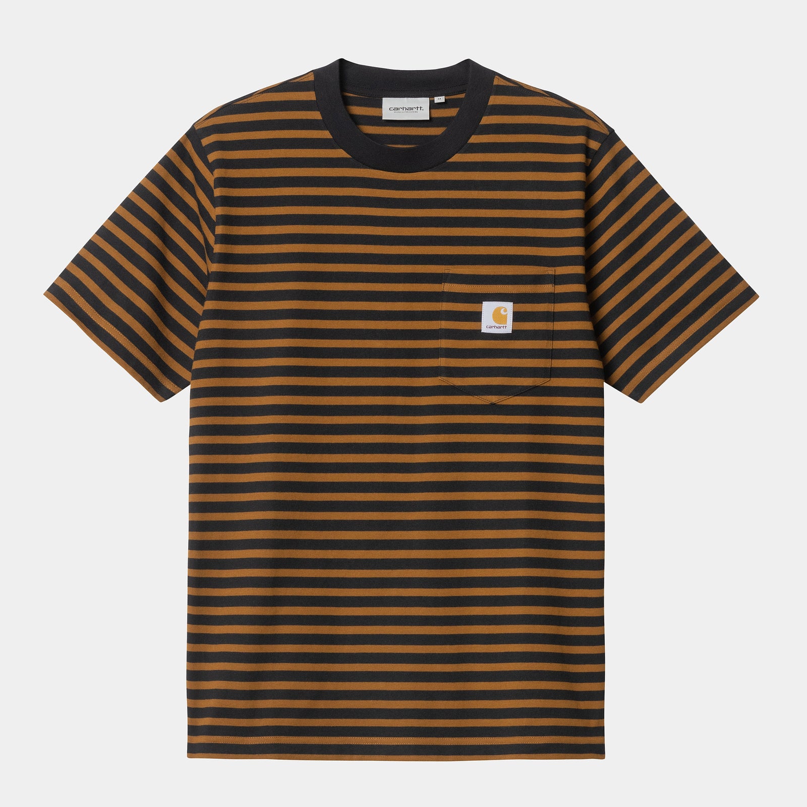 Carhartt WIP Seidler Pocket T-Shirt - Deep H Brown / Black