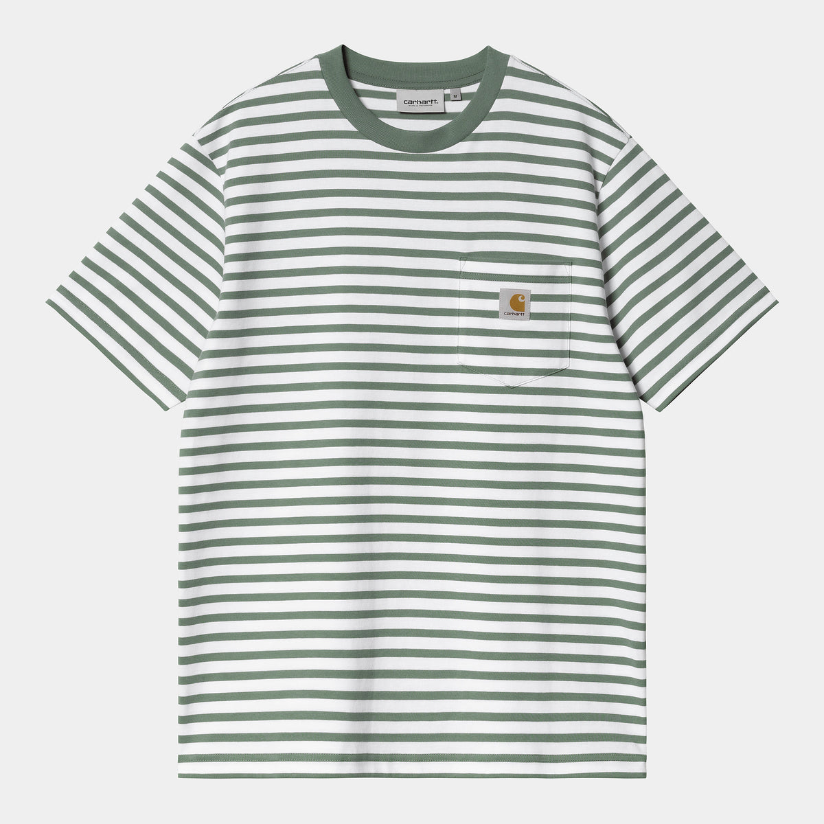 Carhartt WIP Seidler Pocket T-Shirt - Park / White