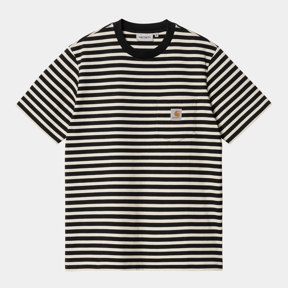 Carhartt WIP Seidler Pocket T-Shirt - Salt / Black
