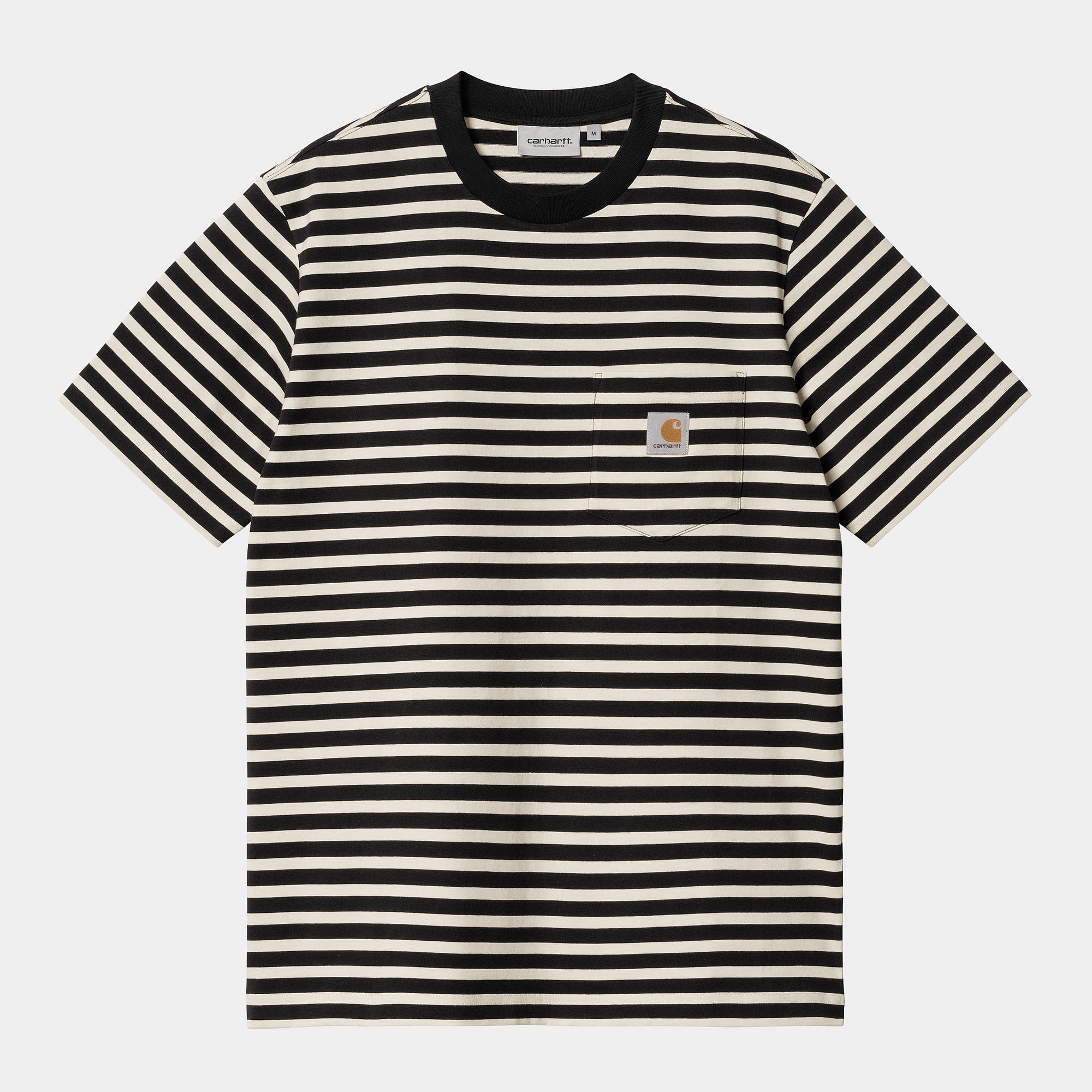 Carhartt WIP Seidler Pocket T-Shirt - Salt / Black