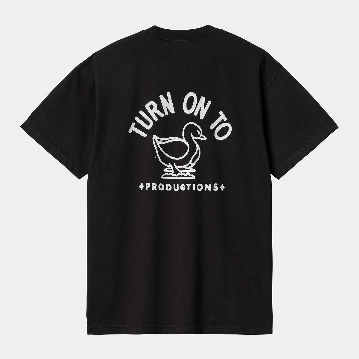 Carhartt WIP Stamp T-Shirt - Black / White