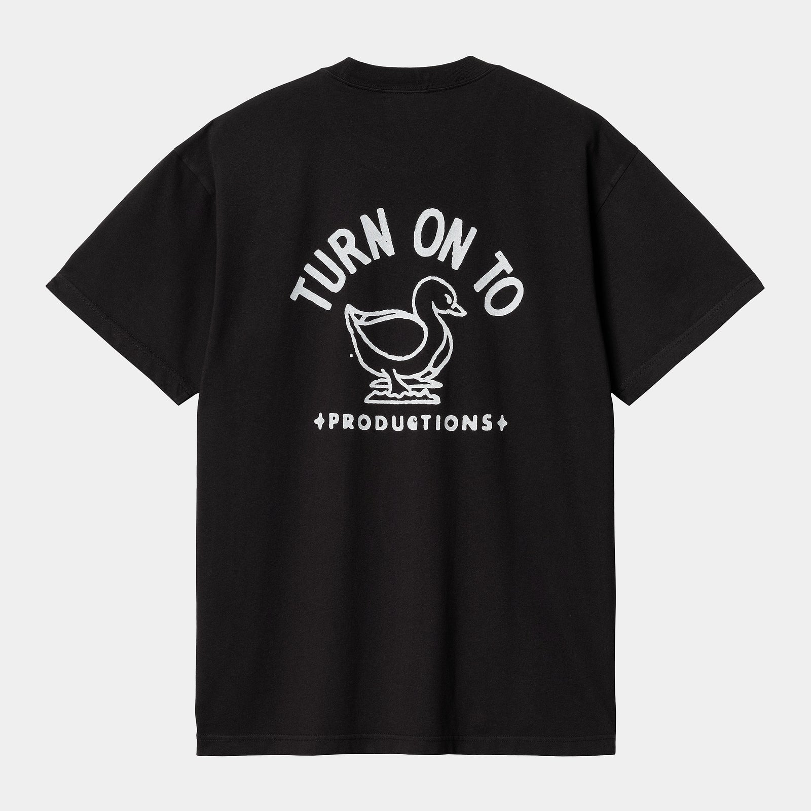 Carhartt WIP Stamp T-Shirt - Black / White