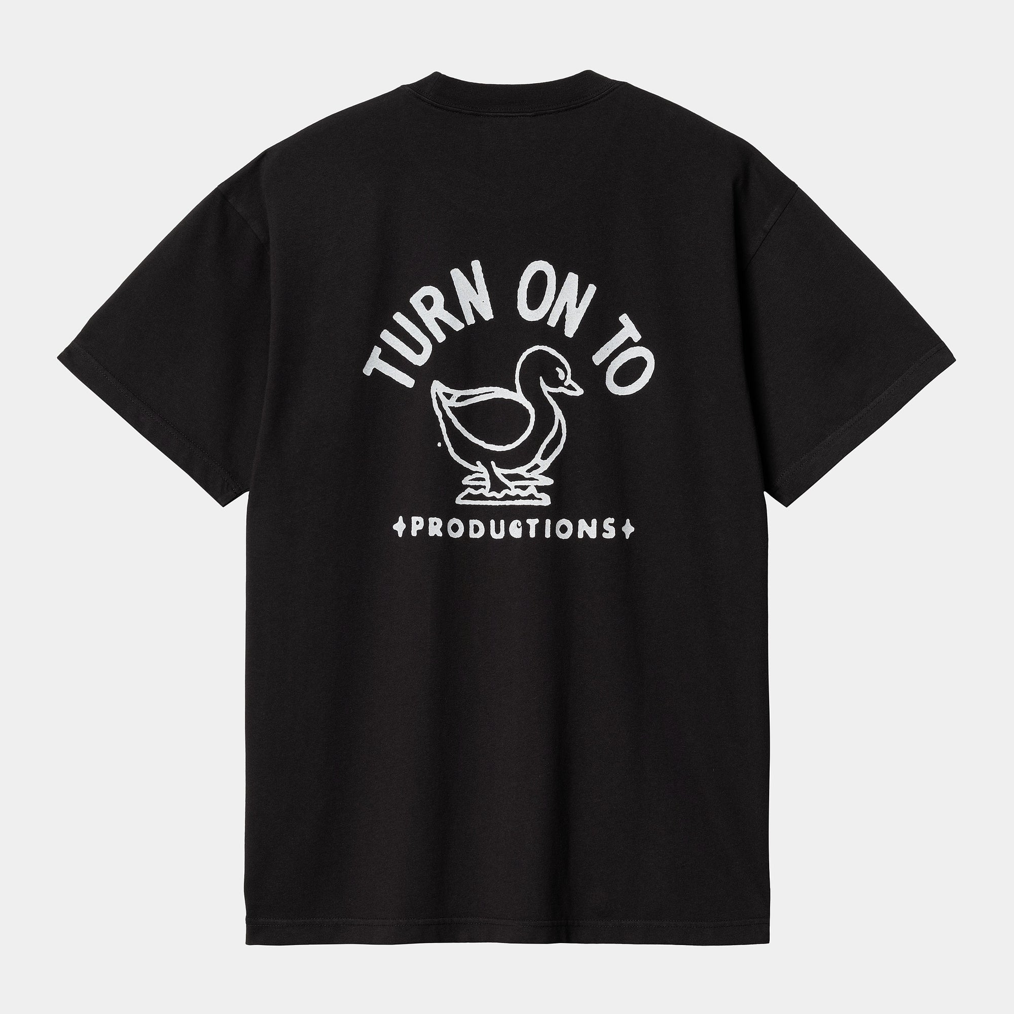 Carhartt WIP Stamp T-Shirt - Black / White