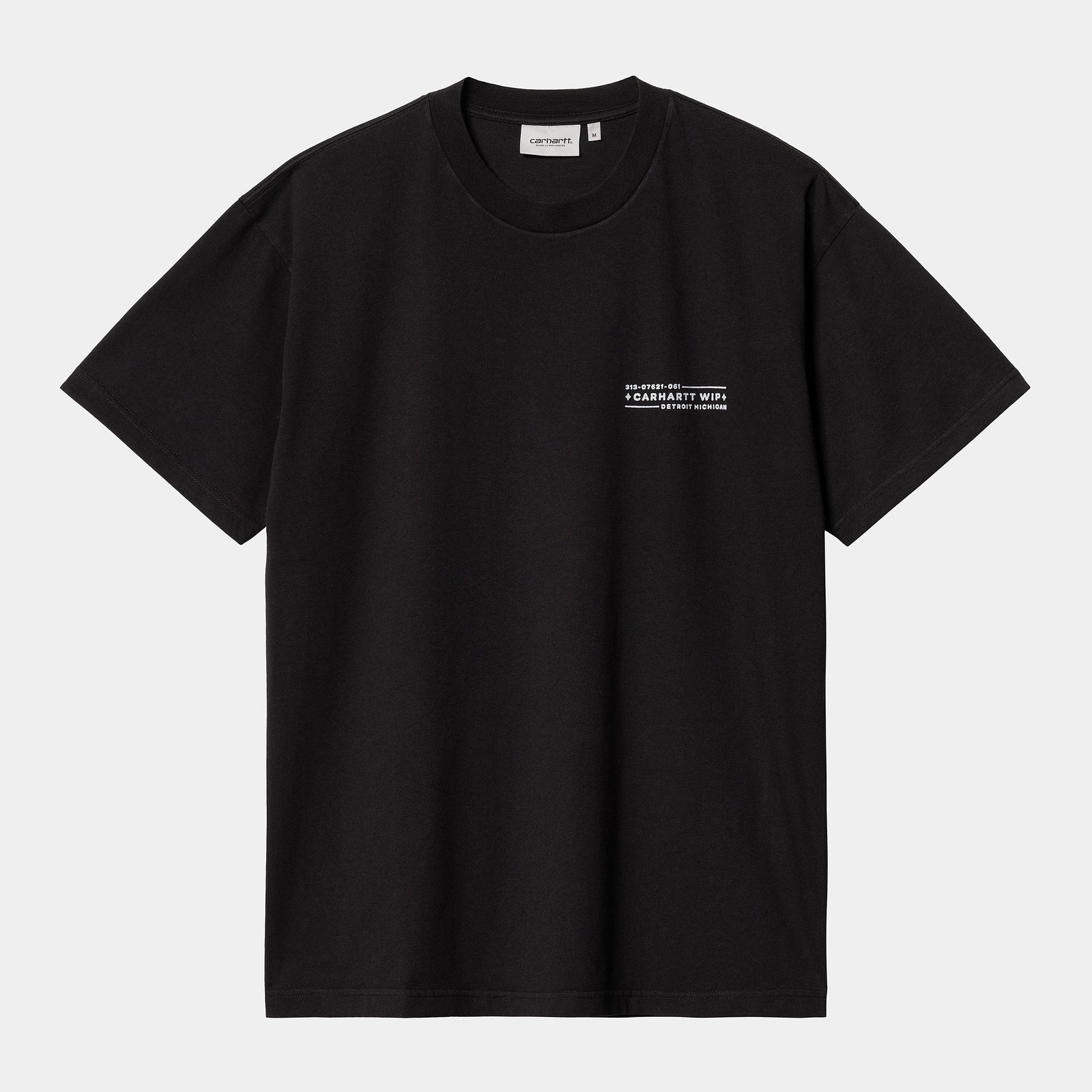 Carhartt WIP Stamp T-Shirt - Black / White