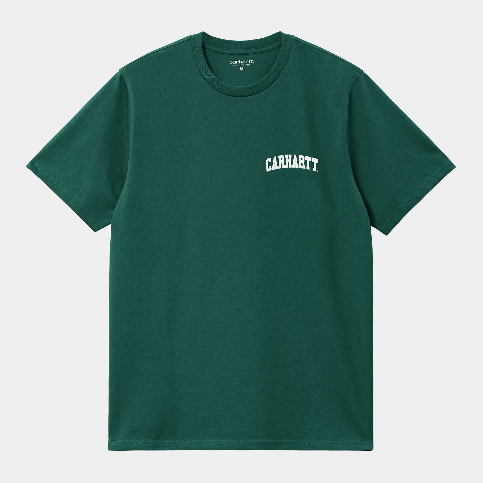 Carhartt WIP University Script T-Shirt - Chervil / White