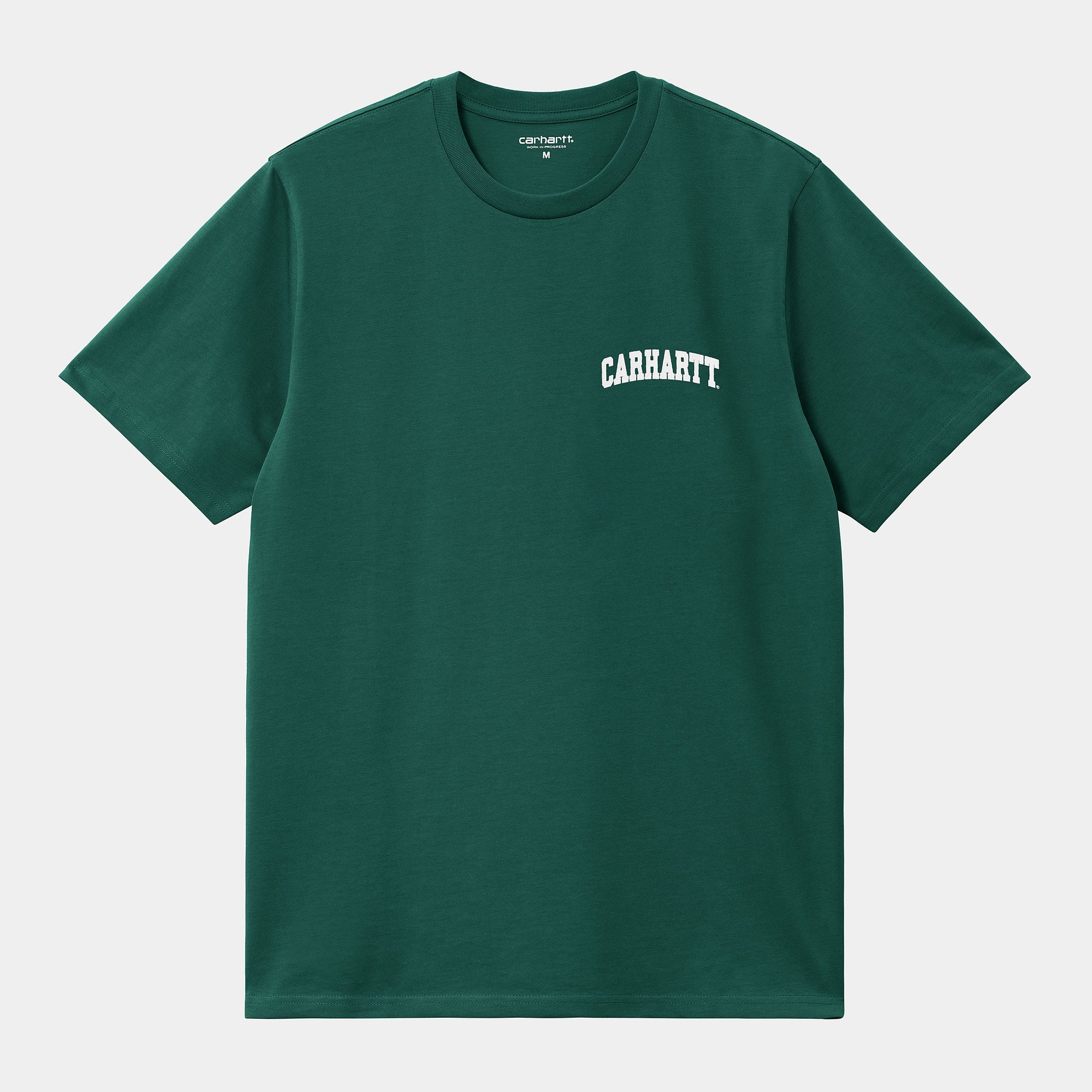 Carhartt WIP University Script T-Shirt - Chervil / White