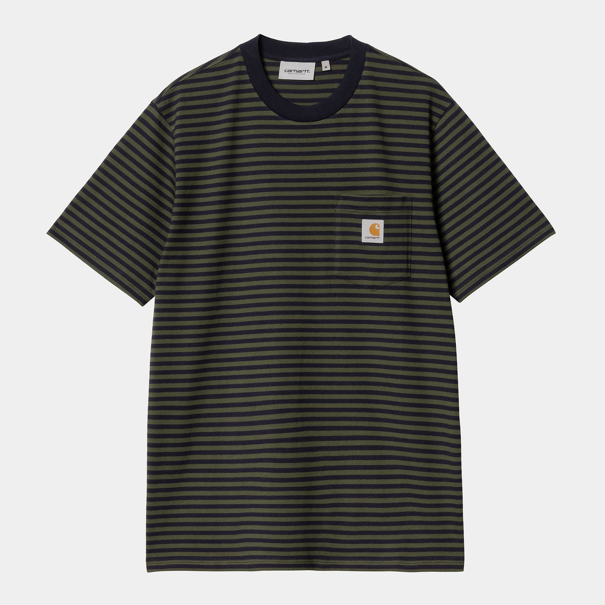 Carhartt WIP Verner Pocket T-Shirt - Dark Navy / Office Green