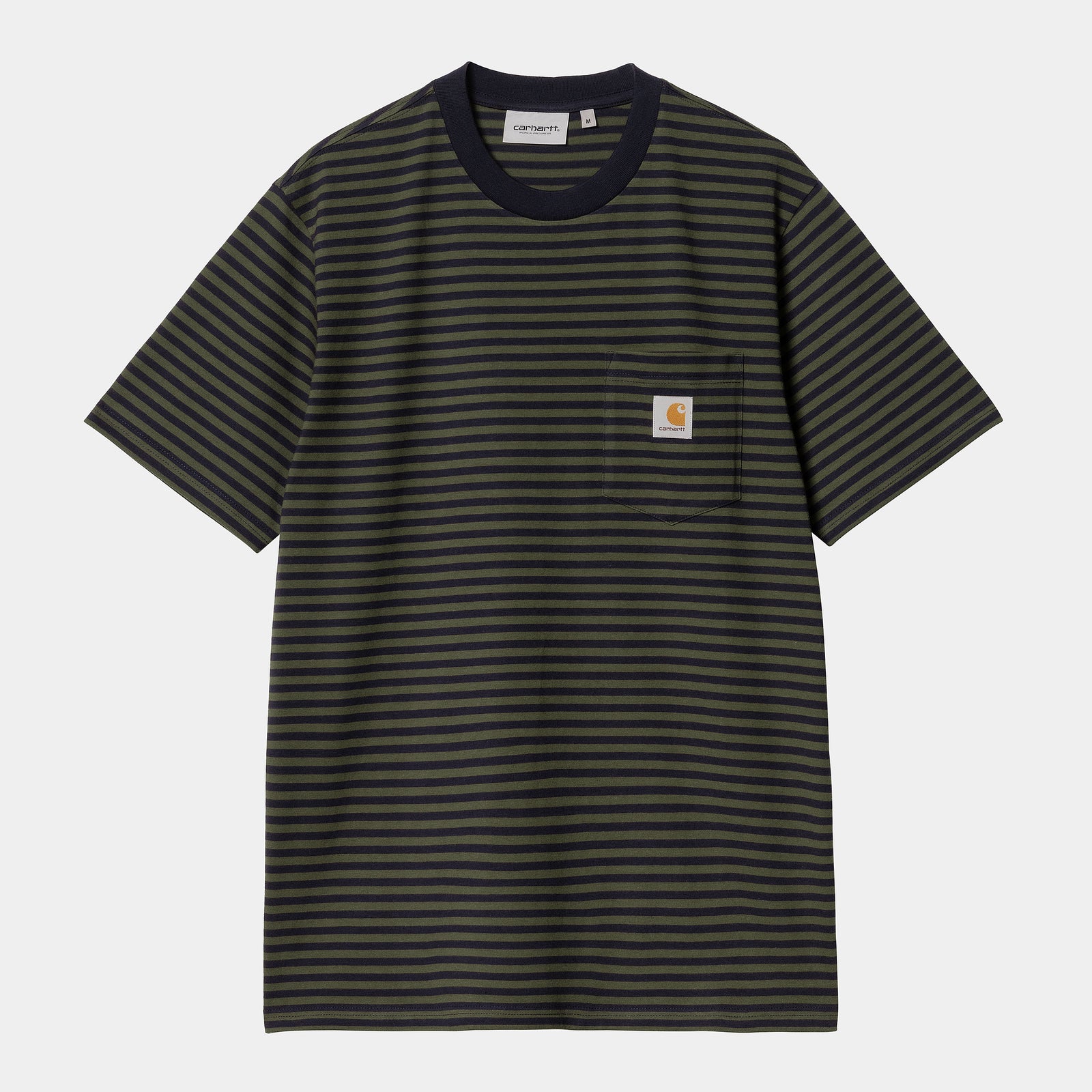 Carhartt WIP Verner Pocket T-Shirt - Dark Navy / Office Green