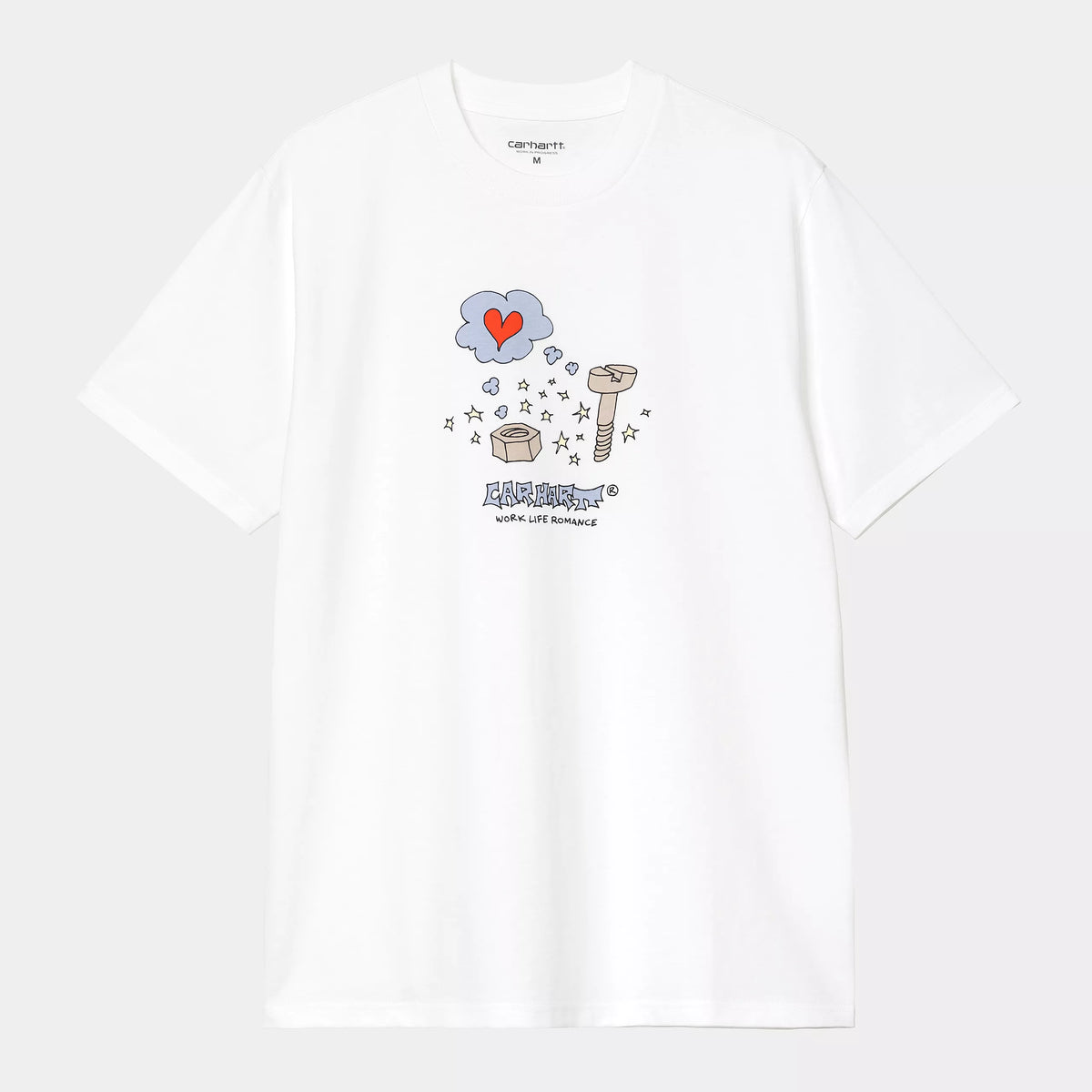 Carhartt WIP Work Life Romance T-Shirt - White