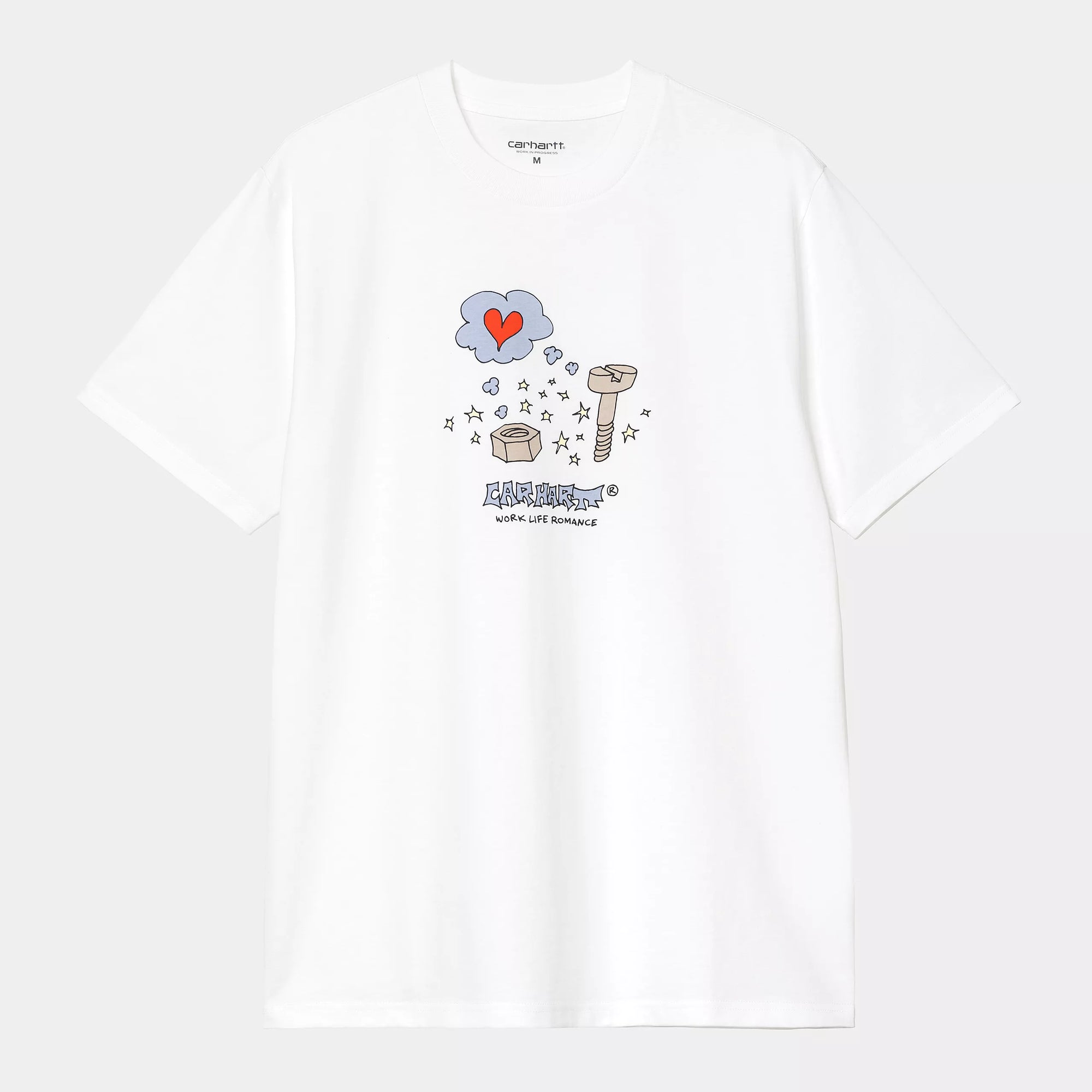 Carhartt WIP Work Life Romance T-Shirt - White