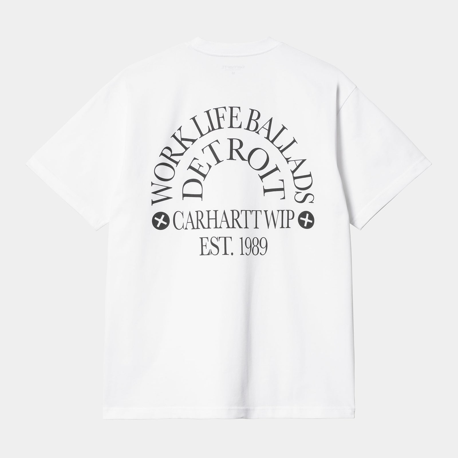 Carhartt WIP Work Varsity T-Shirt - White / Black
