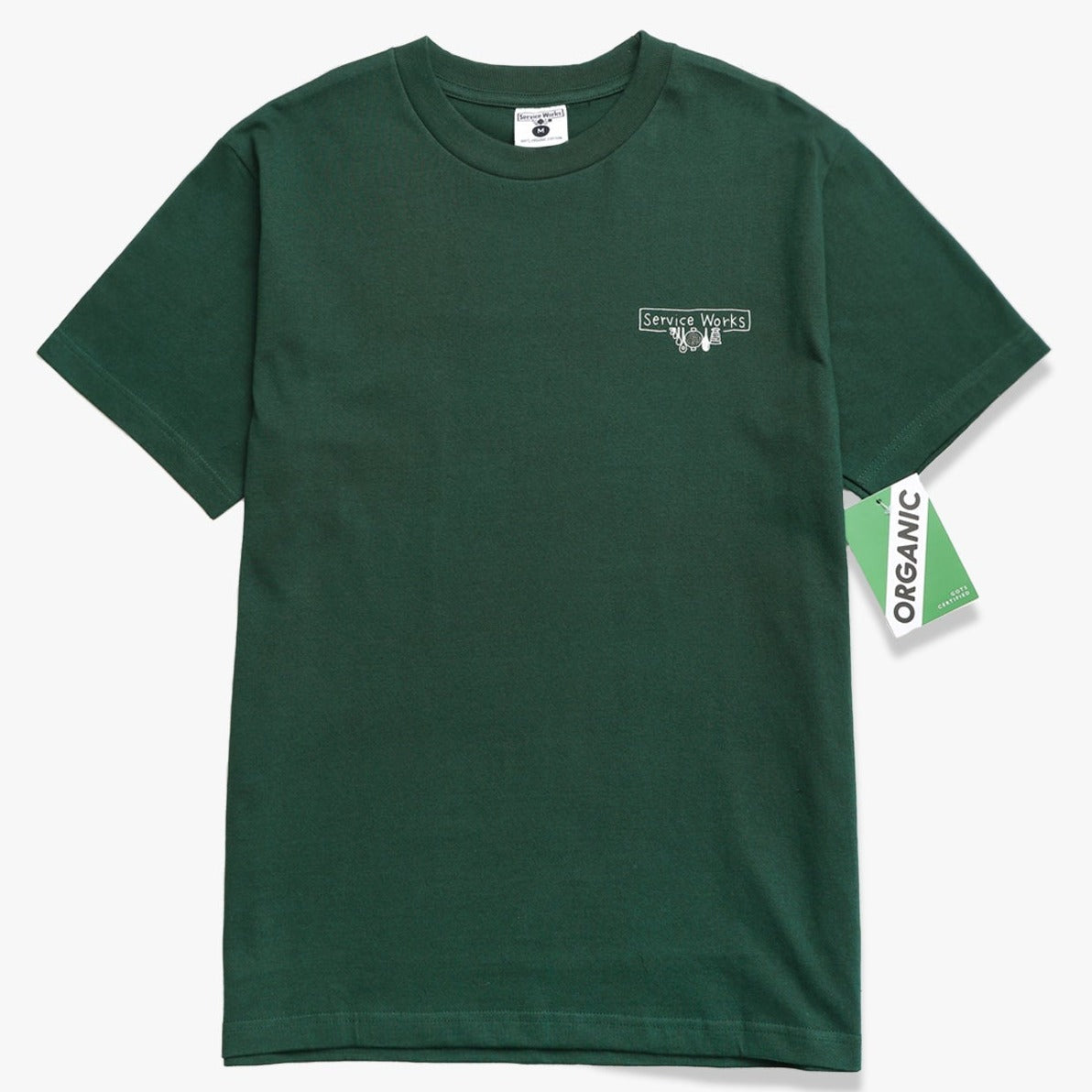 Service Works Scribble Logo T-Shirt - Forest