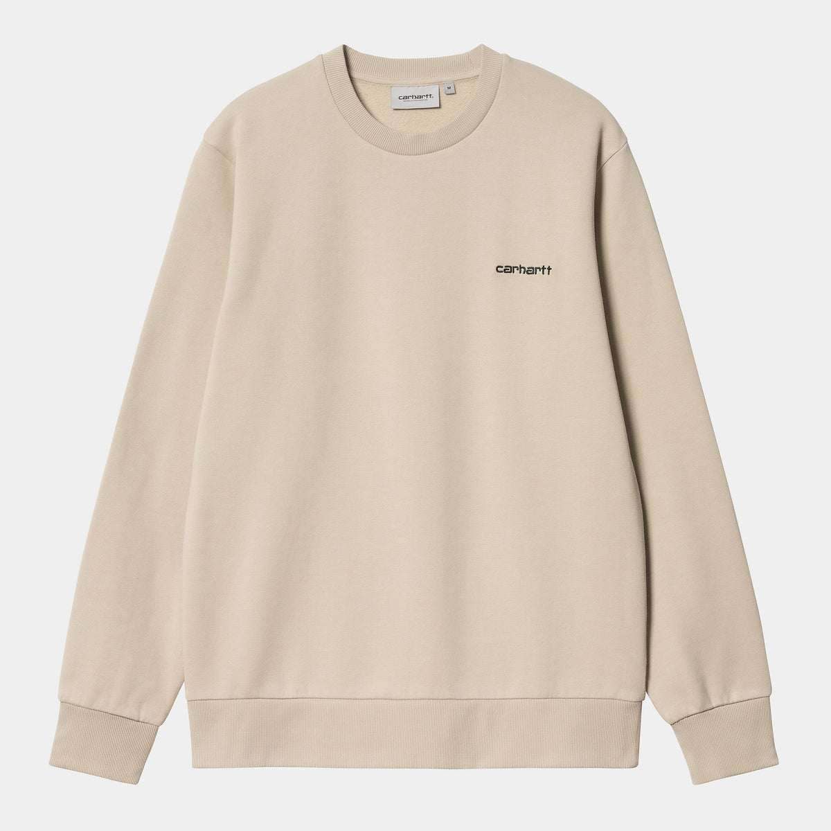 Carhartt WIP Script Embroidery Sweat - Wall / Black