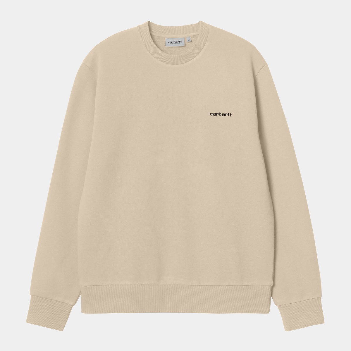 Carhartt WIP Script Embroidery Sweat - Wall / Black