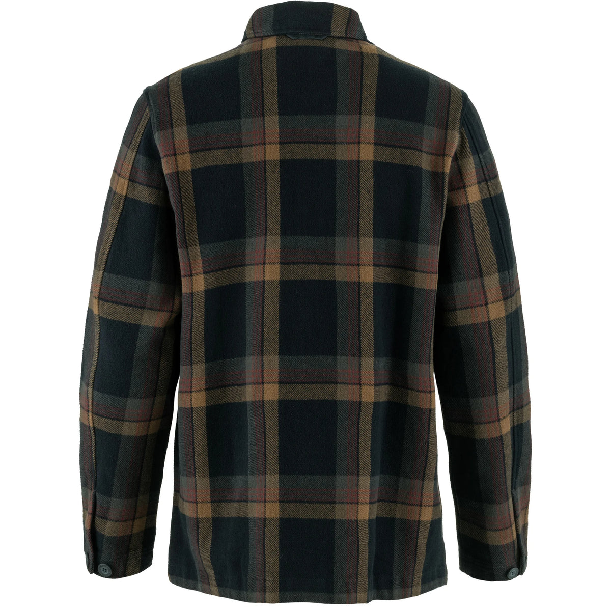 Fjallraven Singi Flannel Overshirt - Dark Navy / Wood Brown