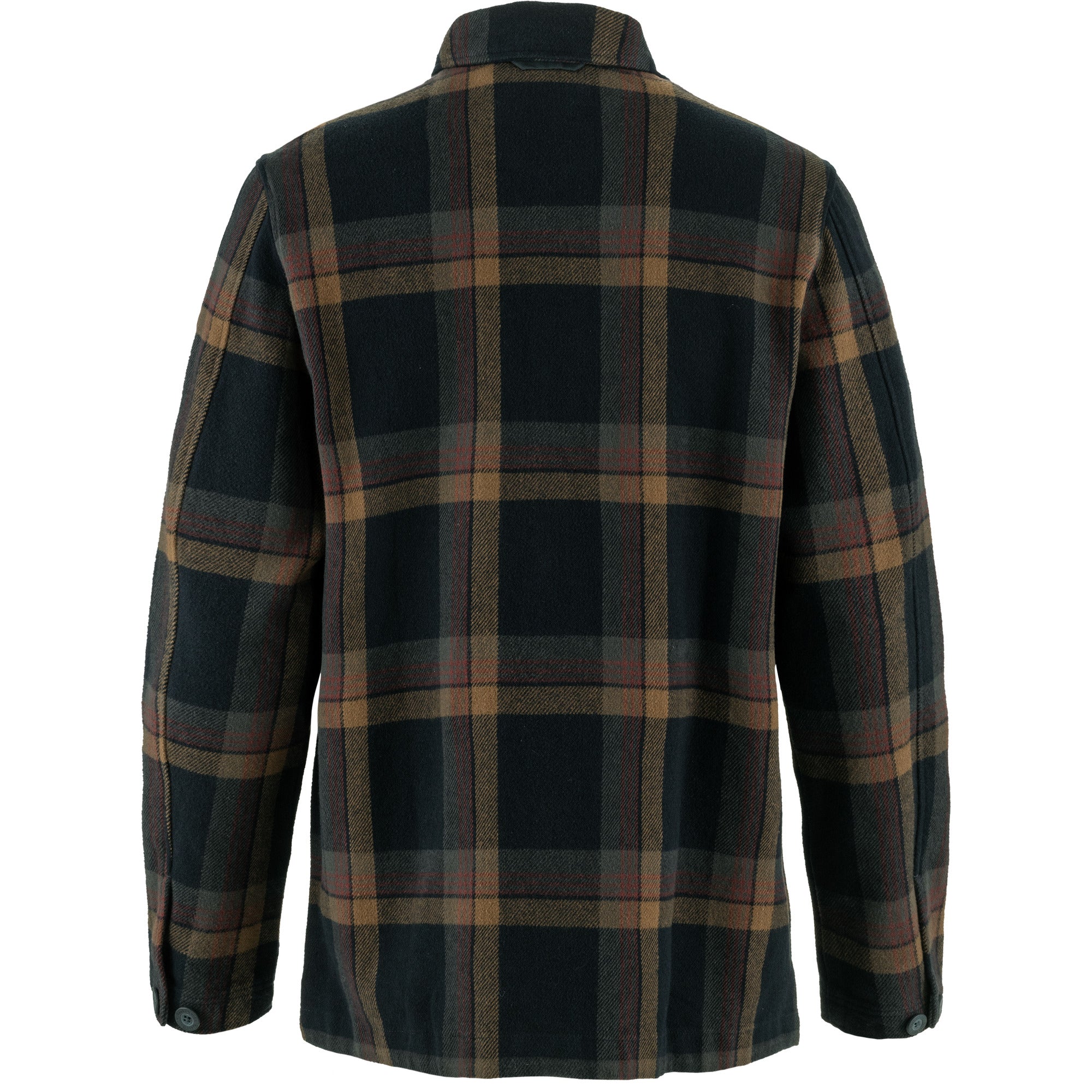 Fjallraven Singi Flannel Overshirt - Dark Navy / Wood