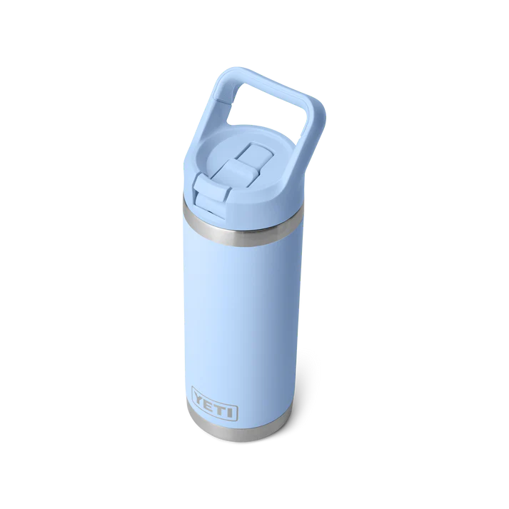 Yeti Rambler 18oz Colour Straw Bottle - Big Sky Blue