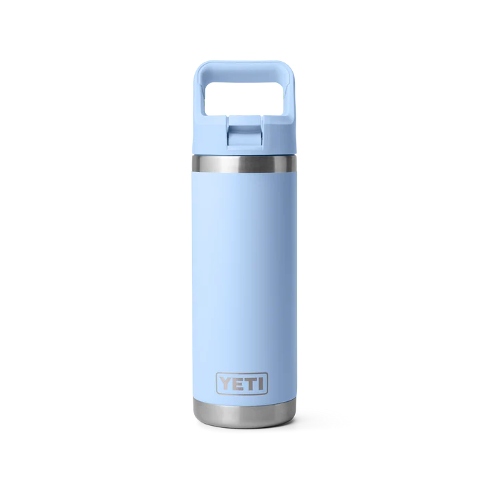 Yeti Rambler 18oz Colour Straw Bottle - Big Sky Blue