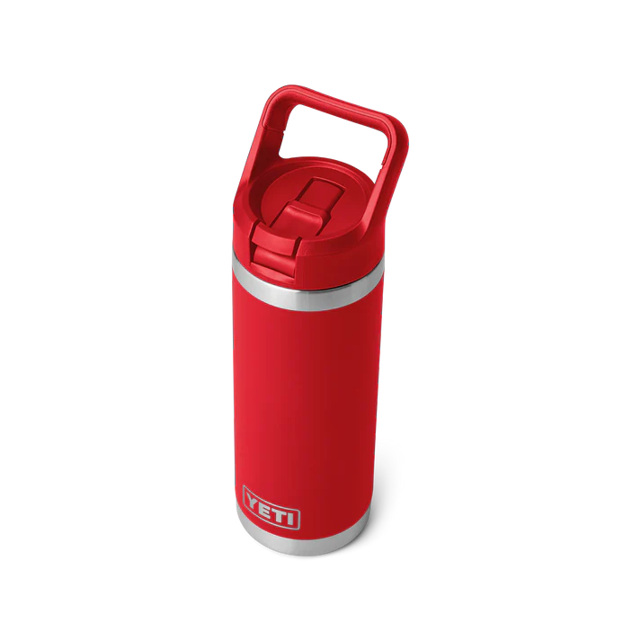 Yeti Rambler 18oz Colour Straw Bottle - Rescue Red