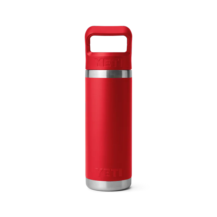 Yeti Rambler 18oz Colour Straw Bottle - Rescue Red