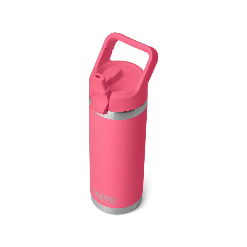 Yeti Rambler 18oz Colour Straw Bottle - Tropical Pink