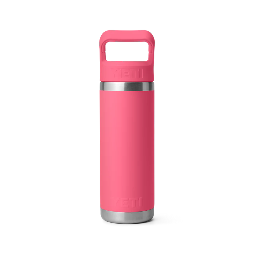 Yeti Rambler 18oz Colour Straw Bottle - Tropical Pink