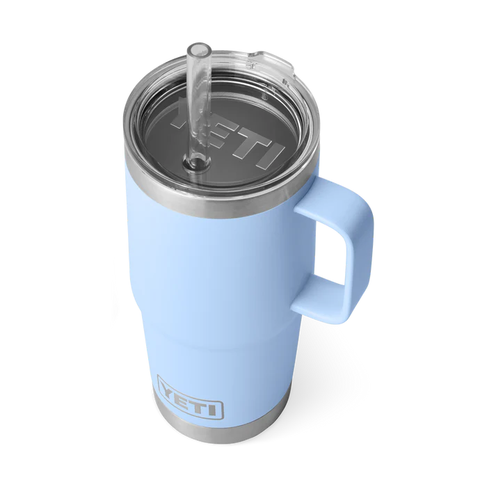 Yeti Rambler 25oz Straw Mug - Big Sky Blue