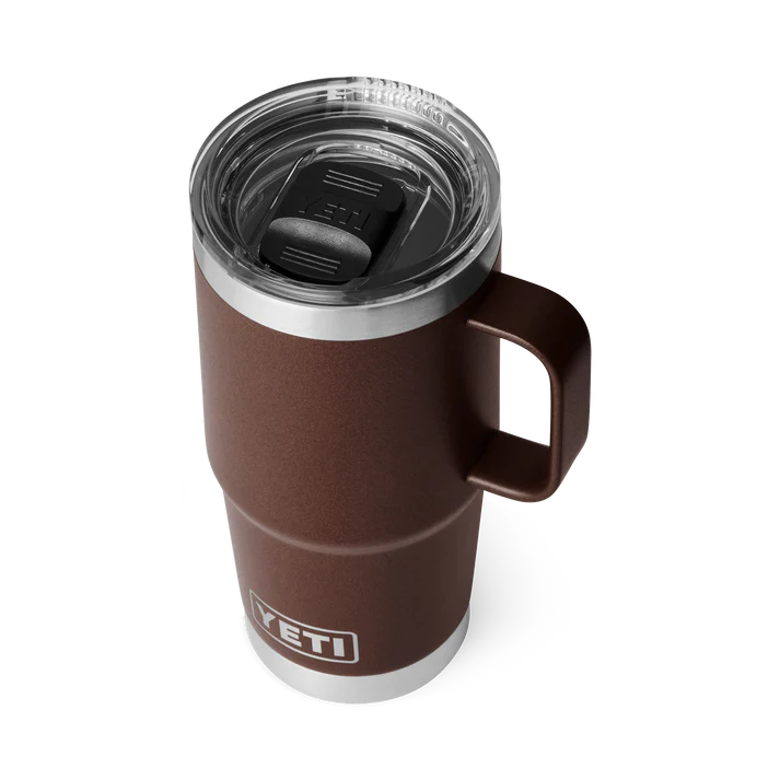 Yeti Rambler 20oz Travel Mug - Wetlands Brown