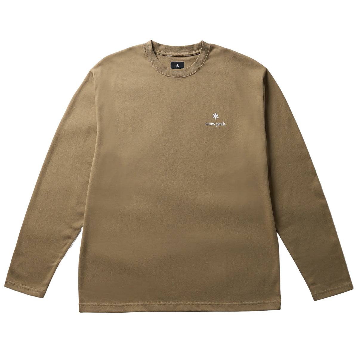Snow Peak NSD Logo L/S T-Shirt - Dark Olive