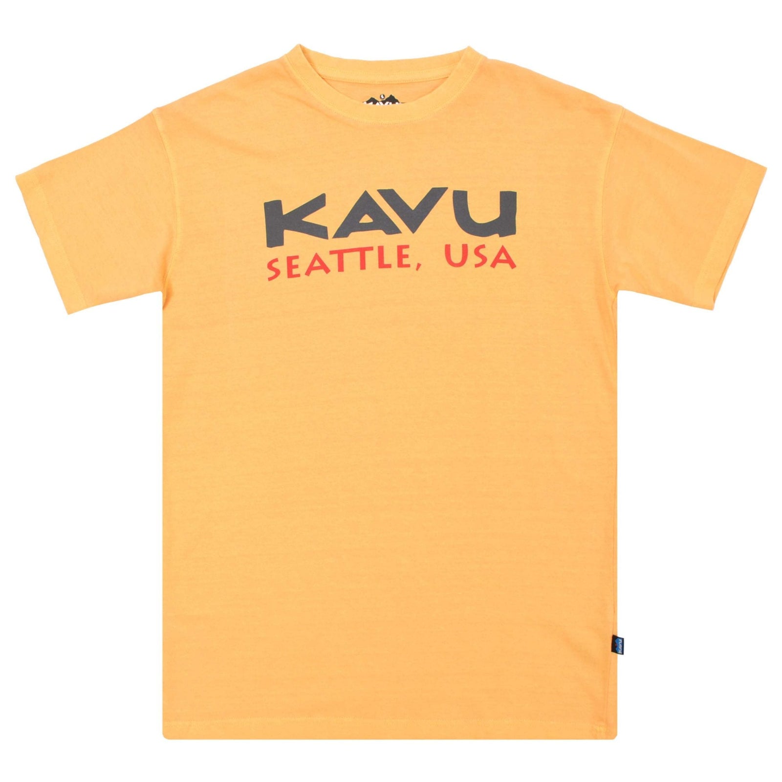 Kavu Spellout T-Shirt - Amber Yellow