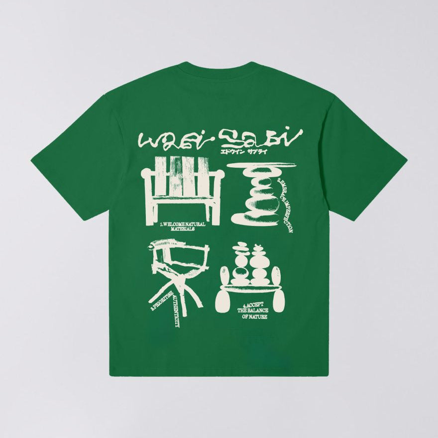 Edwin Embrace Imperfection T-Shirt - Mint Green