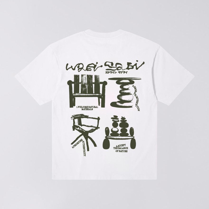 Edwin Embrace Imperfection T-Shirt - White