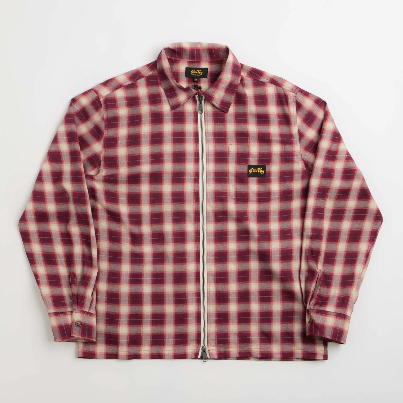 Stan Ray Zip Shirt - Red Check