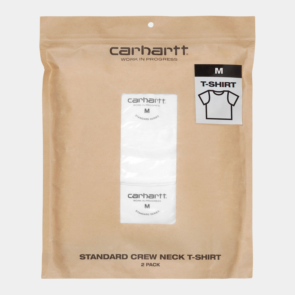Carhatt WIP Standard Crew T-Shirt - White