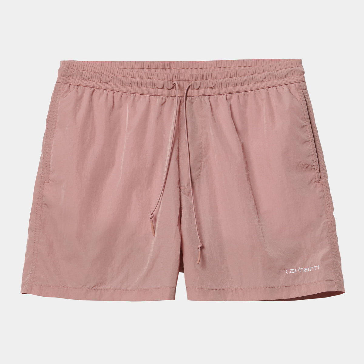 Carhartt WIP Tobes Swim Trunks - Glassy Pink / White