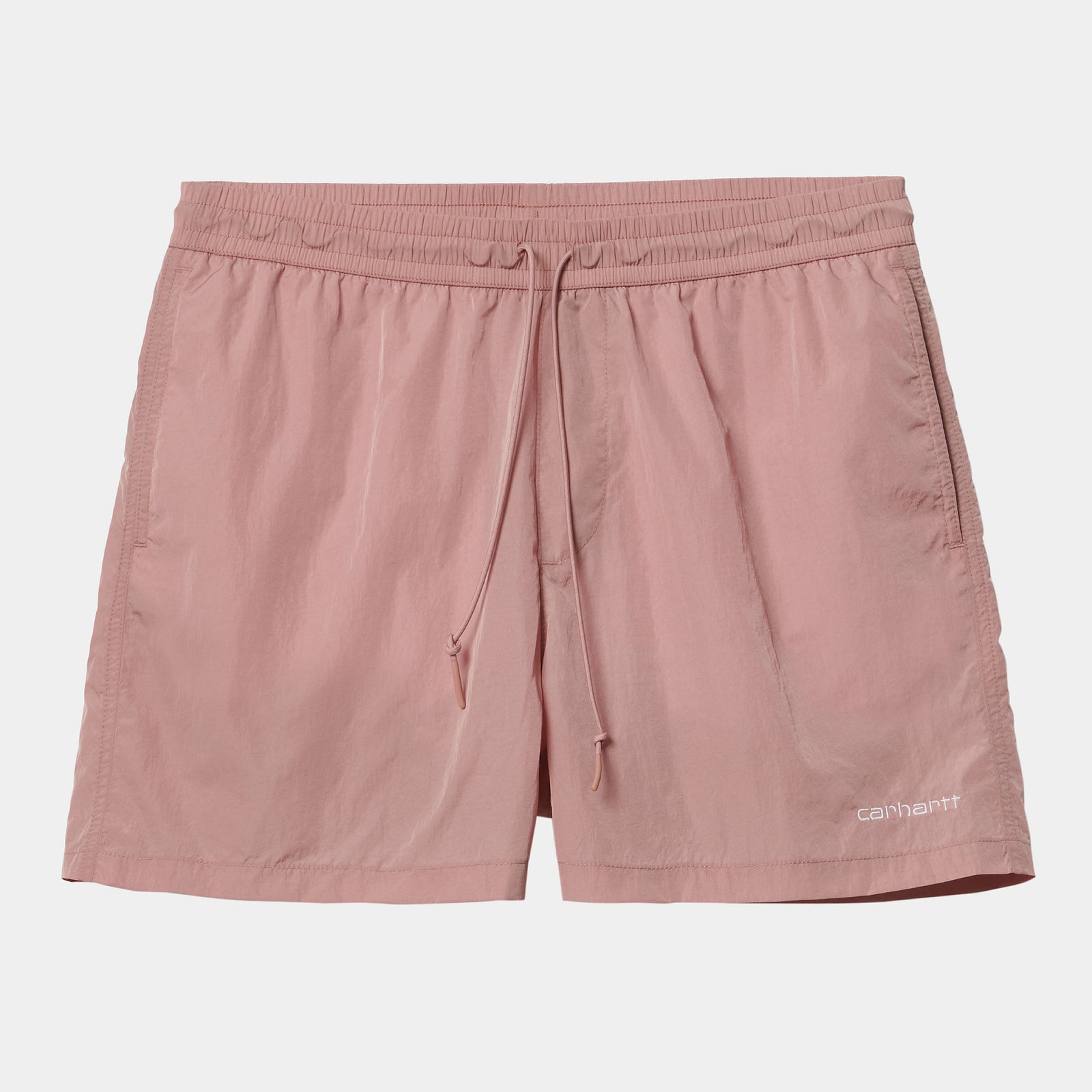 Carhartt WIP Tobes Swim Trunks - Glassy Pink / White
