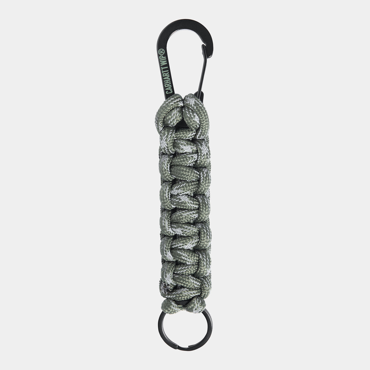 Carhartt WIP Tour Cord Keychain - Smoke Green / Reflective