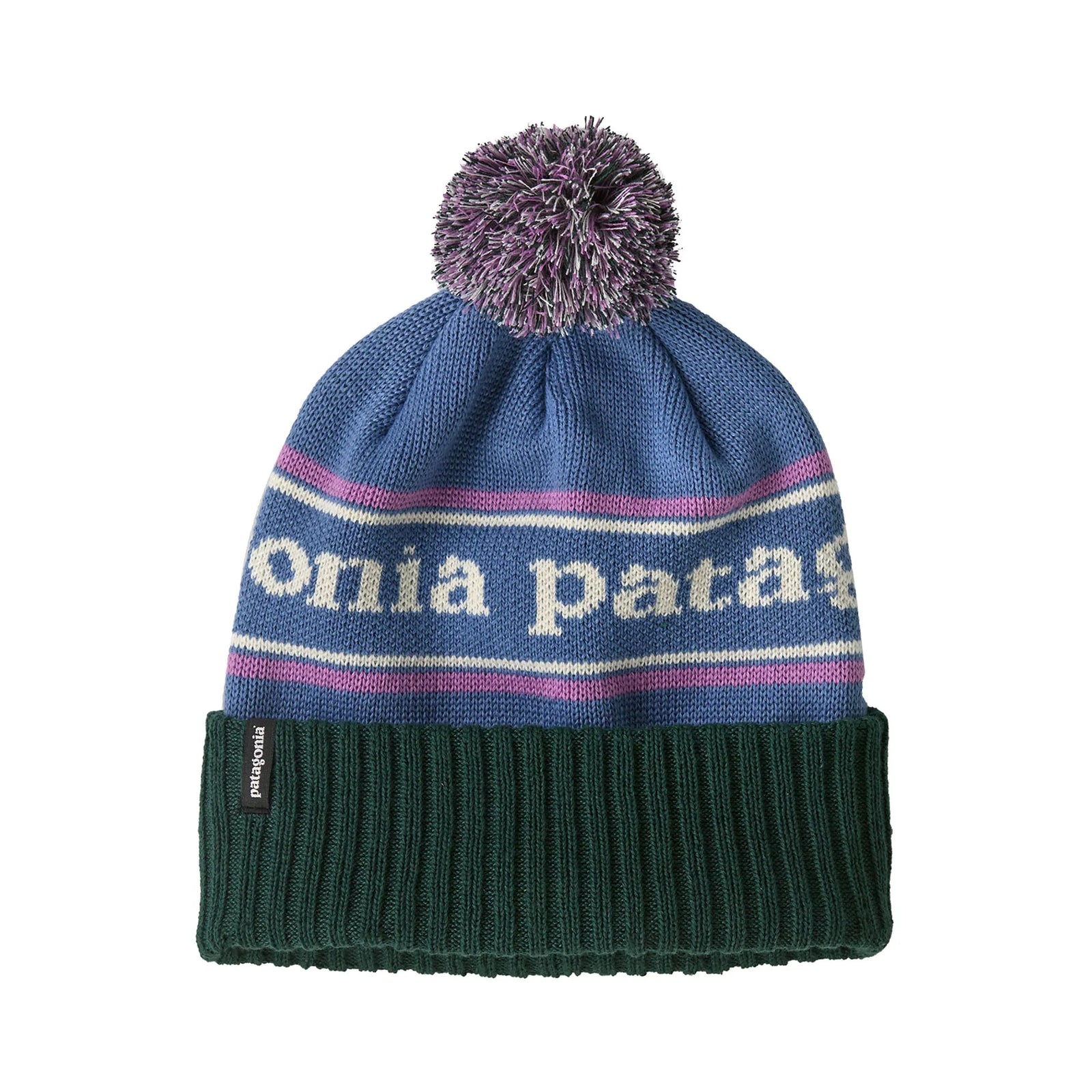 Patagonia Powder Town Beanie - Park Stripe Barnacle Blue