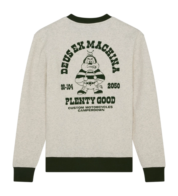 Deus Picklock Crew - Light Grey Marle