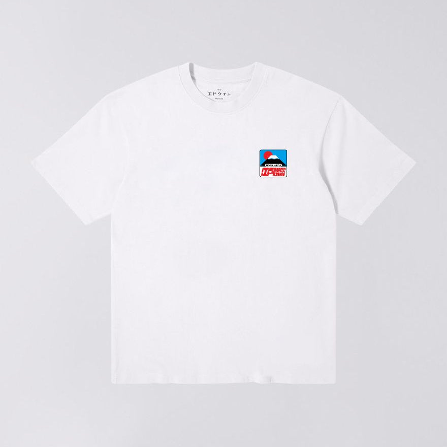 Edwin Sunset On Fuji San T-Shirt - White
