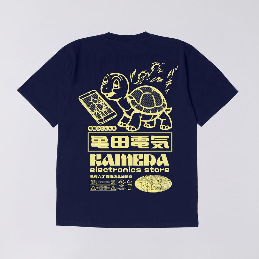 Edwin Kamera T-Shirt - Maritime Blue