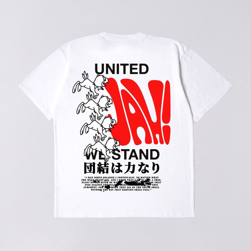 Edwin United We Stand T-Shirt - White