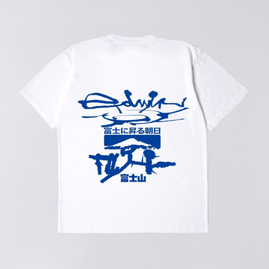 Edwin Mount Fuji Desk T-Shirt - White