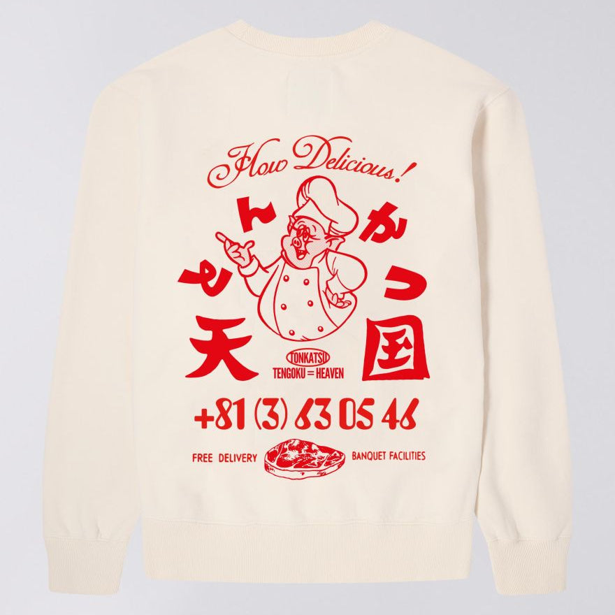 Edwin Tonkatsu Sweat - Whisper White