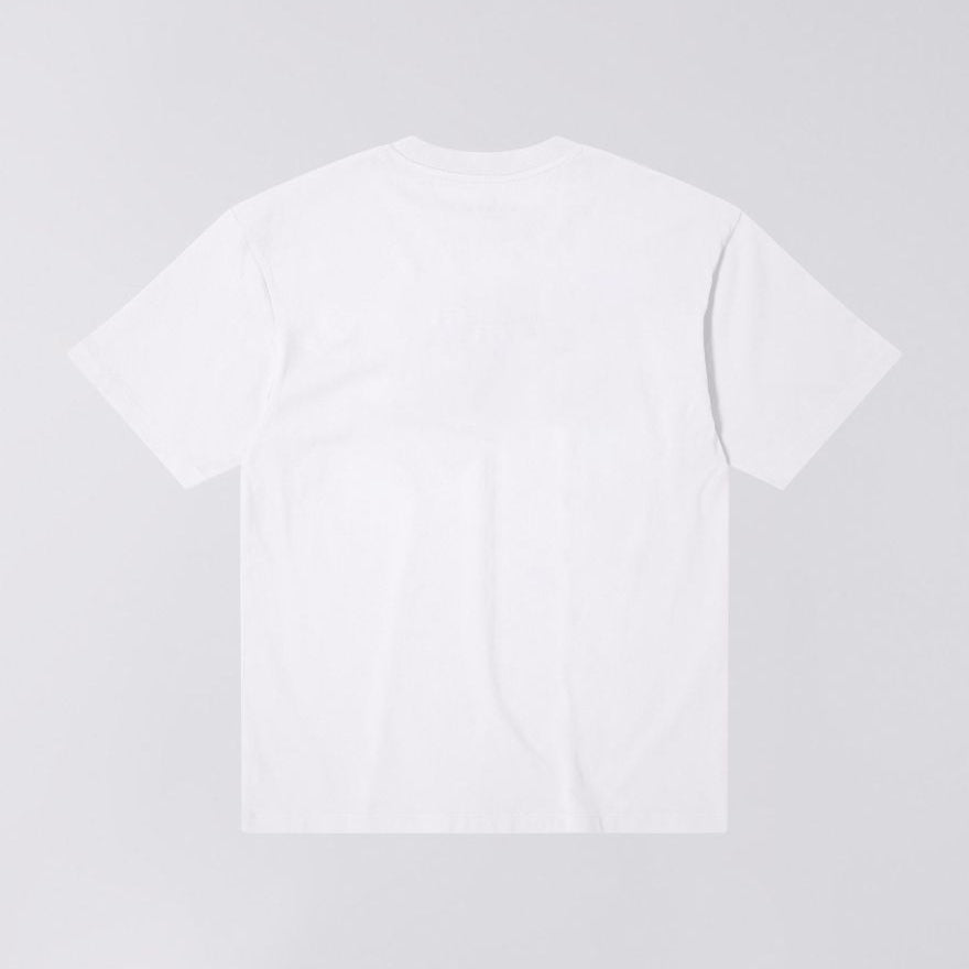 Edwin High Life Low Levels Chest T-Shirt - White