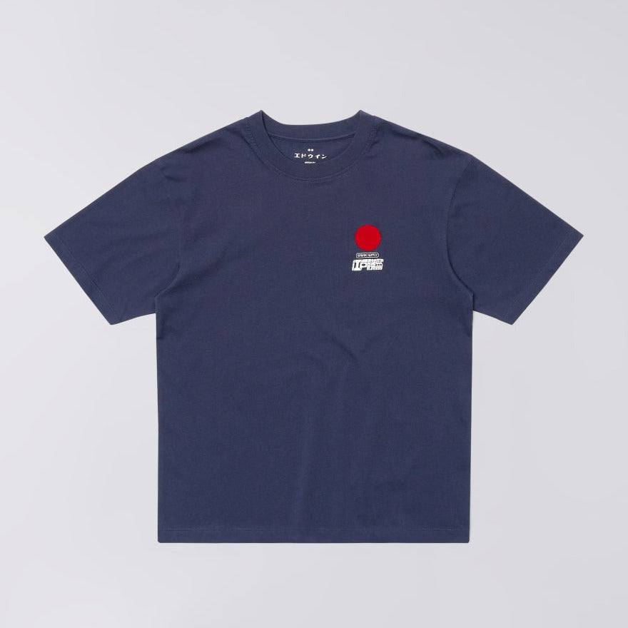 Edwin Sun T-Shirt - Maritime Blue