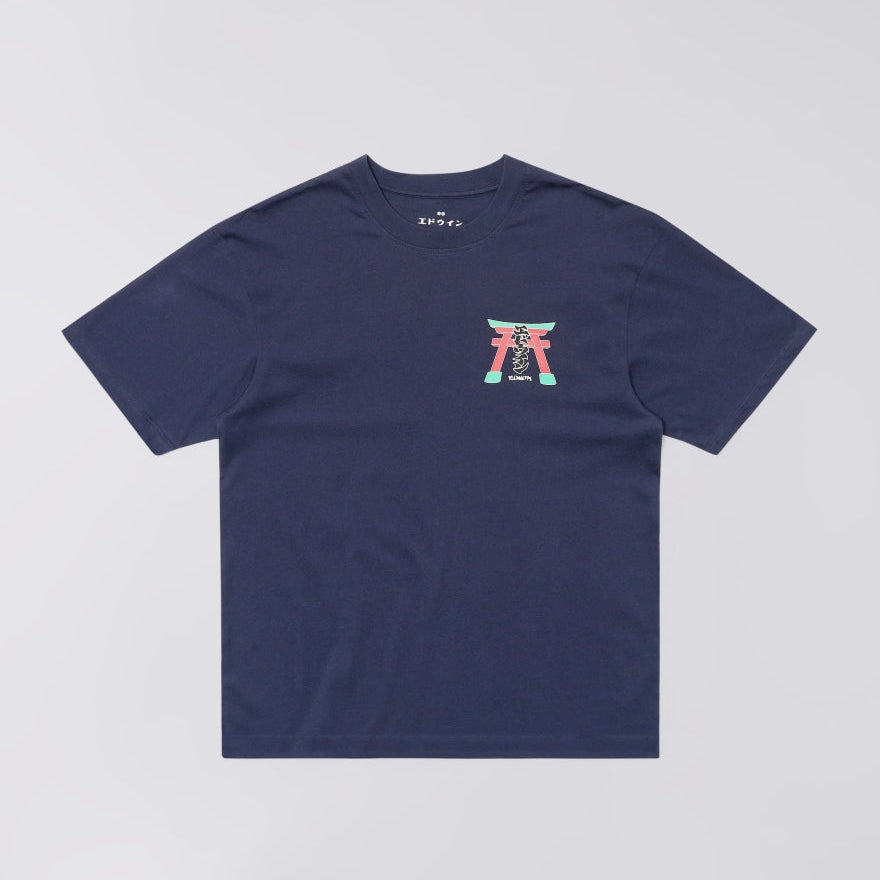 Edwin Torii T-Shirt - Maritime Blue