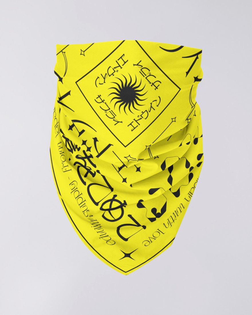 Edwin Bandana - Yellow / Black